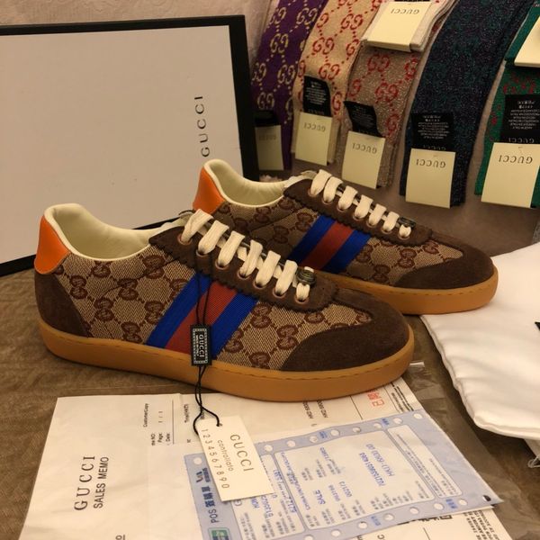 

2020 new th luxury designer couple casual sports shoes men and women fashion casual sports