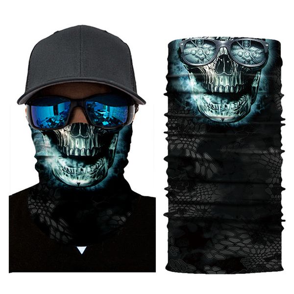 

motorcycle mask face shield biker balaclava skull face mask seamless cycling ski ghost mascara mask