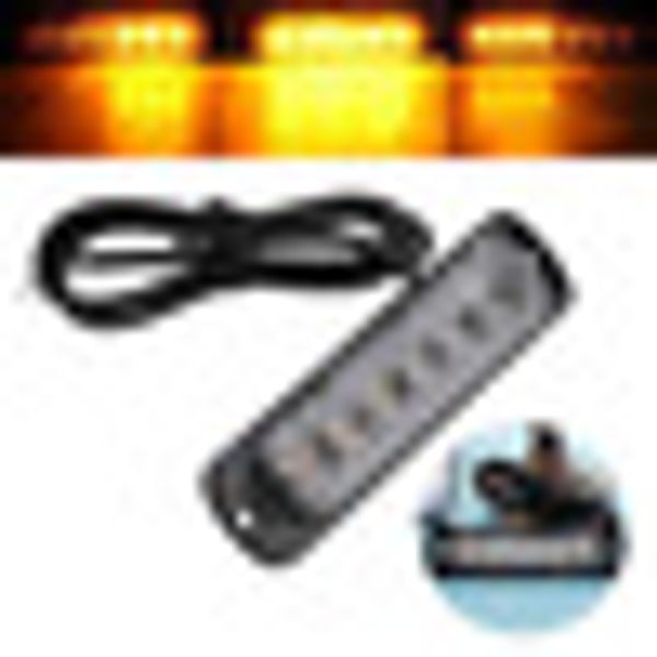 

12v-24v 6 led slim bar автовозы strobe flash light аварийное предупреждение лампы