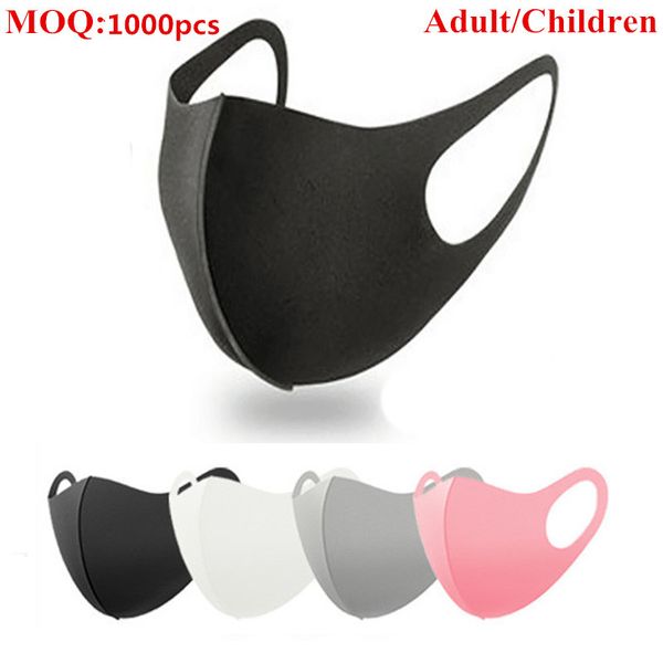 

Взрослая / детская маска для рта дышащая унисекс губка маска для лица моющаяся многоразовая PM2.5 Anti Pollution Face Shield ветрозащитная крышка рта