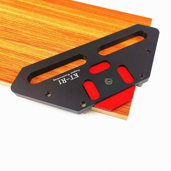 

3pcs/set hardware bits jig woodworking tool professional accessories trimming router table plate corner template r15-r30 c15-c30