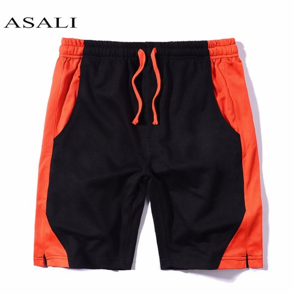 

asali mens breathable shorts summer gyms fitness bodybuilding casual joggers workout brand sporting short sweatpants sportswear, White;black