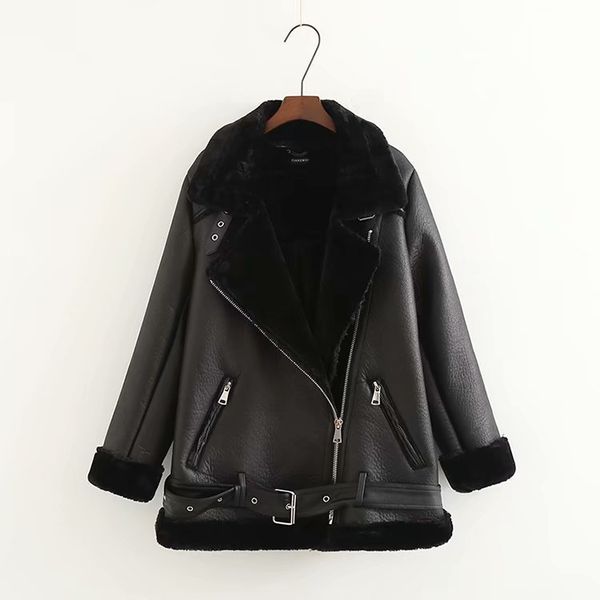 

women's jackets fashion women tze130 euramerican fur coat, Black;brown
