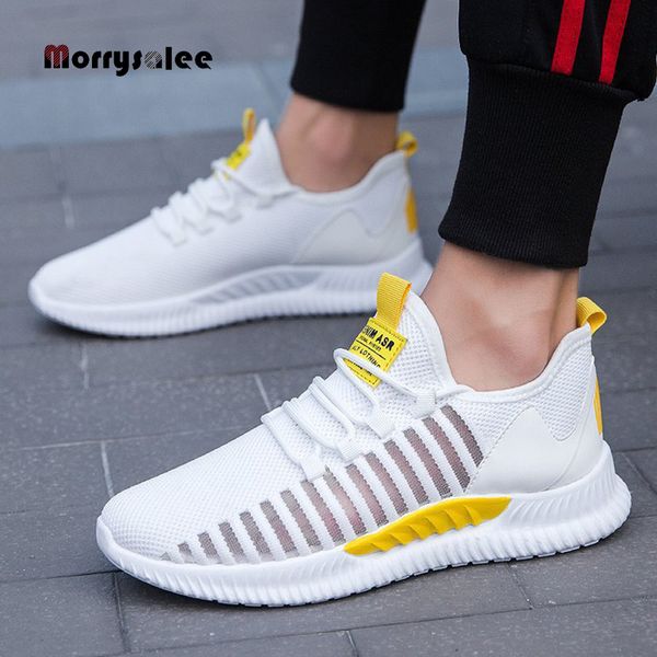 

2020 breathable running shoes comfortable mesh tennis men sneakers outdoor non-slip wear-resistant casual sports shoes hollow
