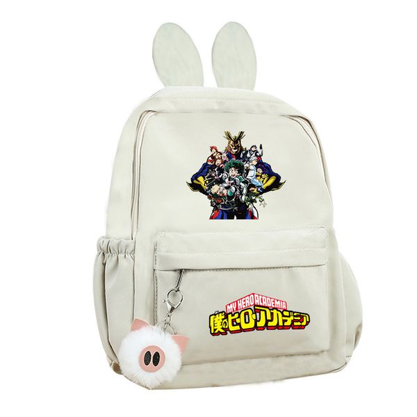 

anime-2019 summer new style casual backpack lettered travel dacron
