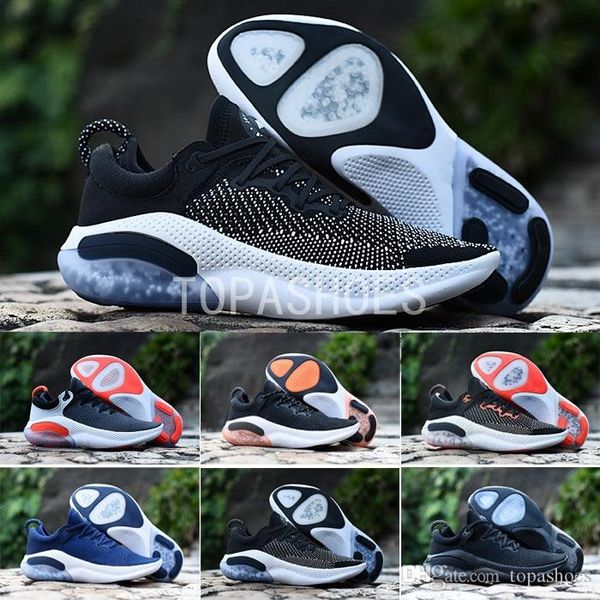 

2019 men zoom running shoes women joyride run fk cushion system particles comfortable shoes outdoors sneakers 36-45, Black