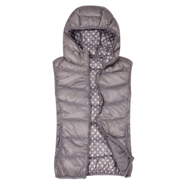 

vest winter women short black down jacket sleeveless vests chalecos mujer sin mangas female hooded womens vests wxf134 s s s