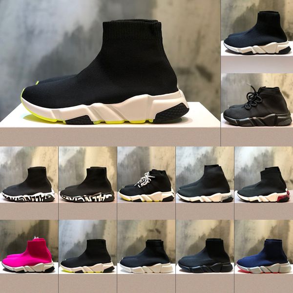 

дизайнерские роскошные женские кроссовки speed fashion shoes мужская женская повседневная обувь высокое качество с коробкой тренеров размер, Black