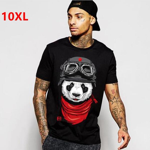 

plus size fat clothing men's short-sleeve 8xl o-neck lycra cotton short-sleeve t-shirt short sleeve t-shirt 155 cm chest, White;black