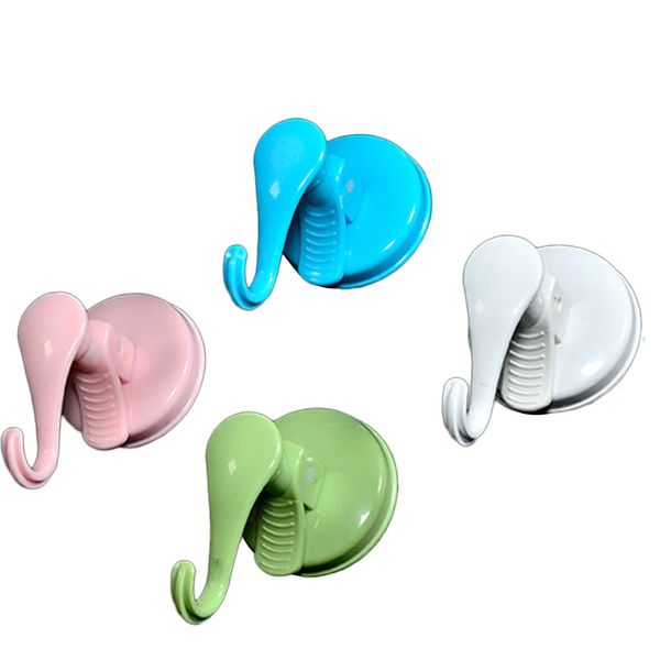

bathroom kitchen vacuum suction cup wall strong suction hooks key cup towel sundries hanger sucker hooks 4 colored available