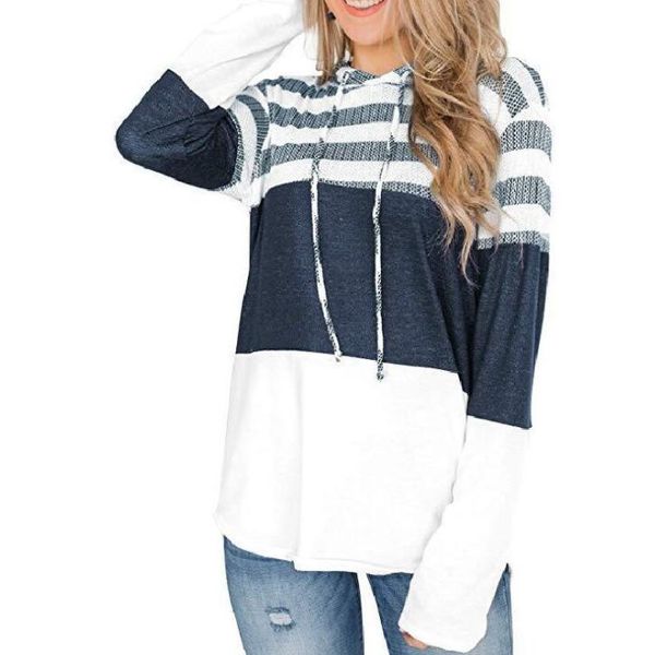 

8 colors designer hoodies for women sweatshirts with striped patterns brand womens hoodies luxury clothing s-2xl wholesale, Black