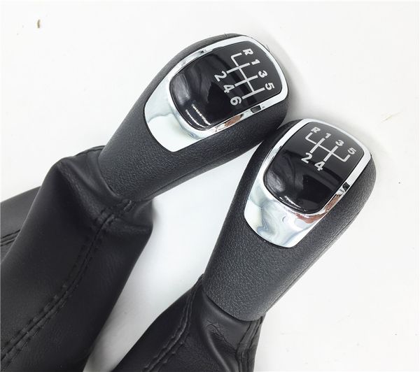 

5/6 speed car styling for octavia ii superb ii (08-12) gear shift knob gaiter boot lever stick handle head cover case