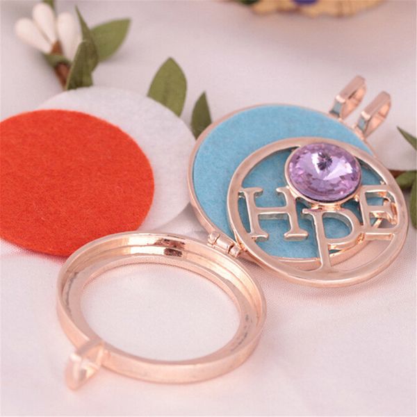 

magnetic open lotus flower mandala pendant aroma perfume essential oil diffuser locket stainless steel necklace jewelry, Silver