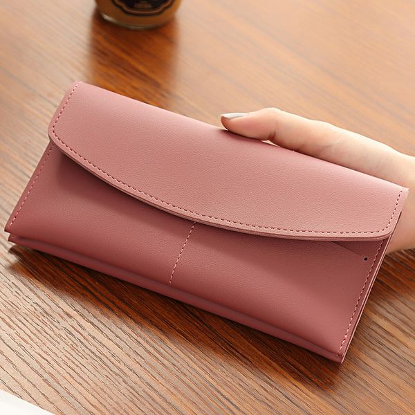 

auspicious wallet female red pink gray blue black women purse cellphone wallet card holder carteira large capacity purse, Red;black