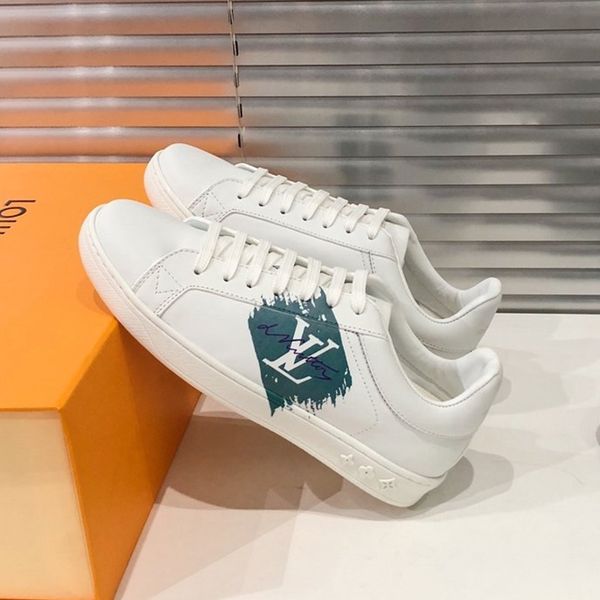 

air18 french brand luxuries shoes with calfskin leather sneaker couples casual shoes fashion booties basketball shoes with box ing, Black