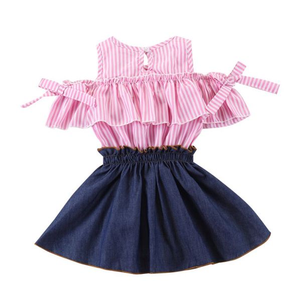 

2018 baby boy summer clothes set 2pcs pants +t shirt outfit cartoon kids clothing plaid bodysuit infanta, White