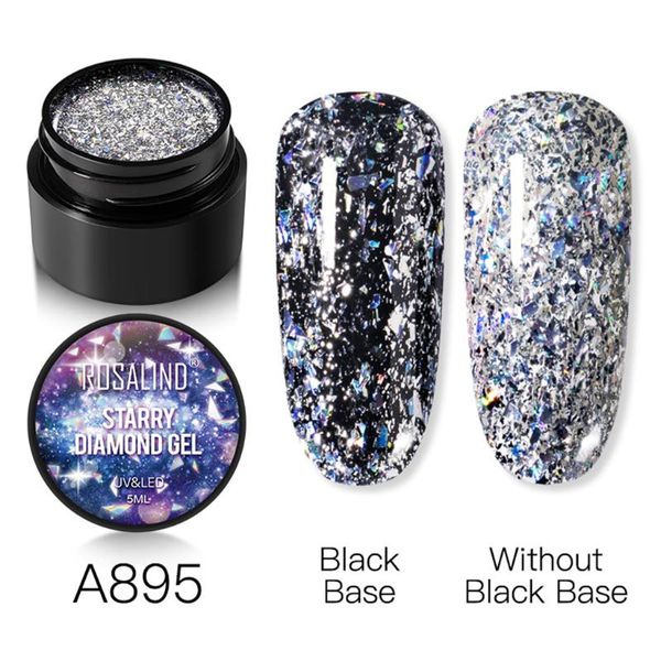 

5ml gel nail polish glittering painting nail art uv gel sequined hybrid varnishe 667d, Red;pink