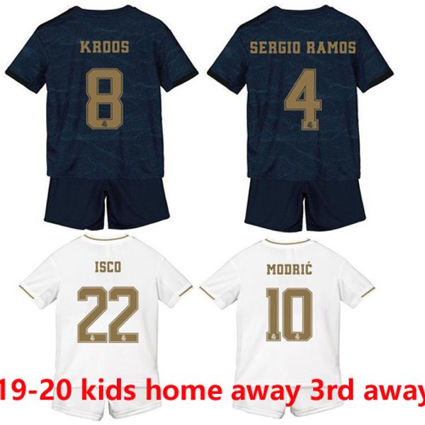 

New real Madrid 19 20 HAZARD JOVIC MILITAO camiseta de fútbol 2019 2020 VINICIUS ASENSIO football shirt kids camisa de futebol