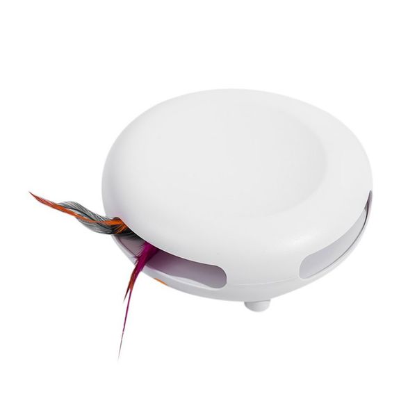 

pet funny cat vocalized electric feather turntable snack utensils relief toys catching teasing cat stick toy