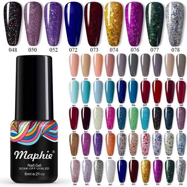 

maphie гель лак для ногтей soak off base top длительный лак для ногтей блеск блестящий цвет гель арт маникюр лак, Red;pink