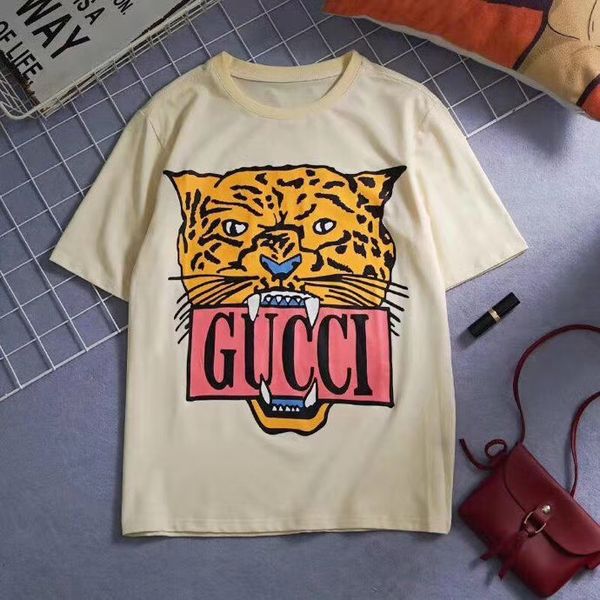 

2019 pring ummer luxury europe pari t hirt hirt hort leeve tiger pig men women t hirt ca ual cotton tee top