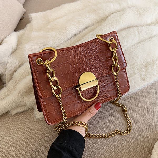 

alligator leather crossbody bags for women 2019 luxury handbags designer ladies hand shoulder messenger bag sac a main female