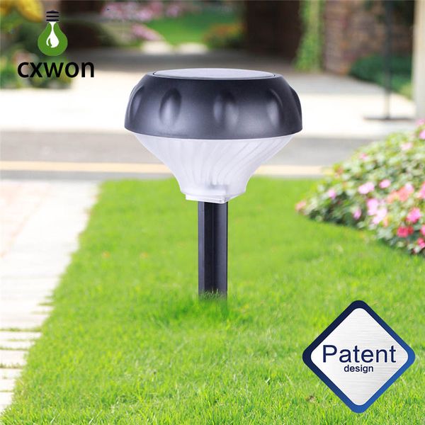 

новый солнечный газон свет pir motion sensor ip65 пейзаж лампы rgb декоративное освещение для сада путь кола фонари открытый лампы