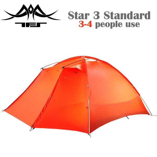 

the spirits tfs stars3 standard(black label) 3-person one-sided silicon coating 3-season camping tent