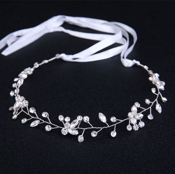 

новый диапазон волос свадебные аксессуары для волос для женщин девушки оголовье украшения головной убор кристалл серебро корона ювелирные из, Golden;white