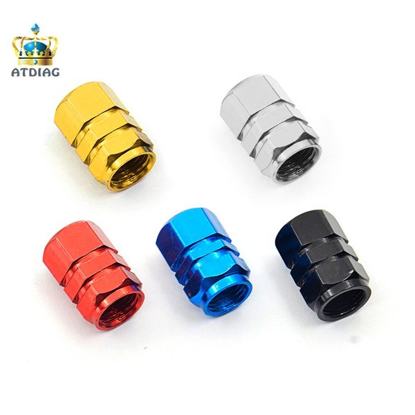 

4pcs same color =1set car accessories theftproof aluminum car wheel tires valves tyre tire pressure air caps airtight cover tpms
