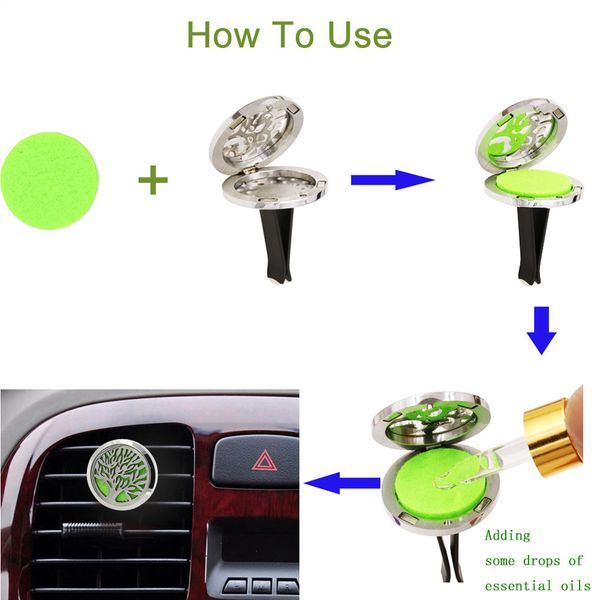 

top brand автомобильные аксессуары освежитель воздуха духи диффузор клип air vent эфирное масло духи hot sales медальон car-styling