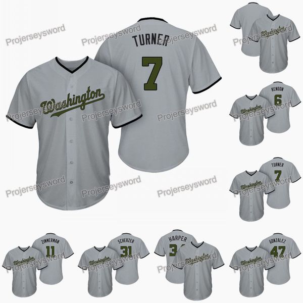 

Washington 7 Trea Turner Memorial Day Nationals Jersey 6 Anthony Rendon 11 Ryan Zimmerman 31 Max Scherzer 34 Bryce Harper 47 Gio Gonzalez
