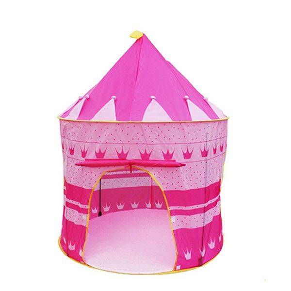 

portable folding play tent children girls boys kids play house (pink