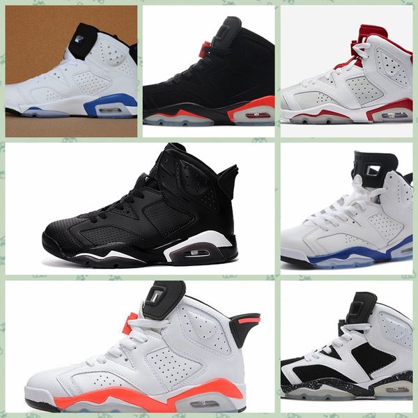

nike air jordan original aj aj6 дешевые малышей дети uptempo детская уличная обувь высшего качества мальчики девочки ретро дизайнерская обув