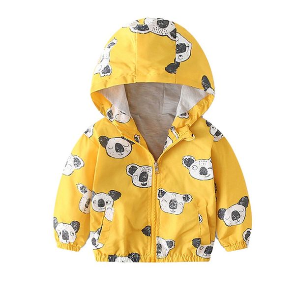 

baby boys jackets 2019 autumn kids koala jacket warm thick hooded coat children outerweartoddler girl boy clothing windbreaker