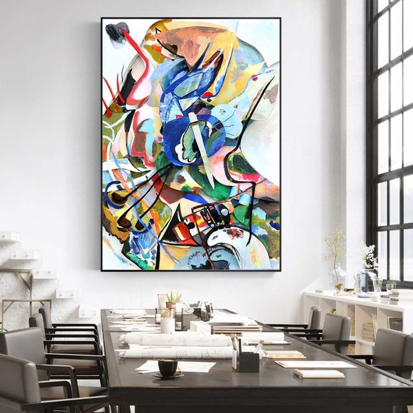 

canvas painting wall posters and prints vasily kandinsky wall art pictures for living room decoration dining restaurant l home decor