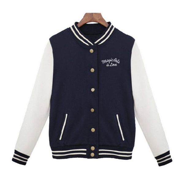 Großhandel Frauen Baseball Jacke Casacos Femininos Adrette College Jacken Bomberjacke 2019 Neue Frühling Winter Mäntel Basic Outwear XXL T190606 Von Großhandel Frauen Baseball Jacke Casacos Femininos Adrette College Jacken Bomberjacke 2019 Neue Frühling Winter Mäntel Basic Outwear XXL T190606 Von