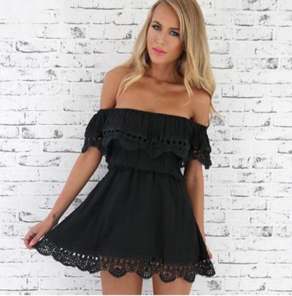 

womesn mini dresses solid color fashion style cute female clothing night club summer casual apparel, Black;gray