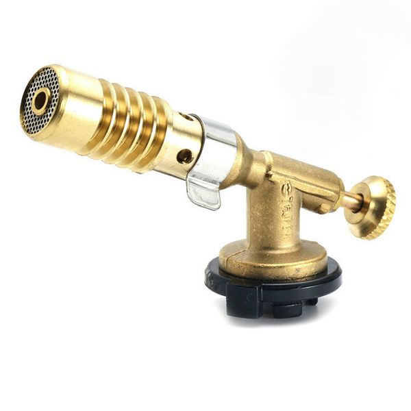 

Gas Torch Flame Gun Blowtorch Copper Flame Butane gas-Burner Lighter Heating Welding For Outdoor Camping BBQ High Temperature