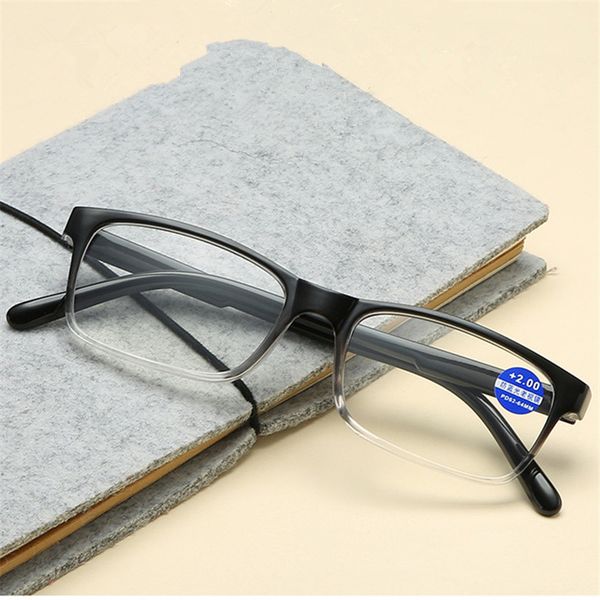 

xerox anti-blue light reading glasses women men fashion rectangle eyeglasses anti-fatigue prescription hyperopia glasses +1.5, Silver