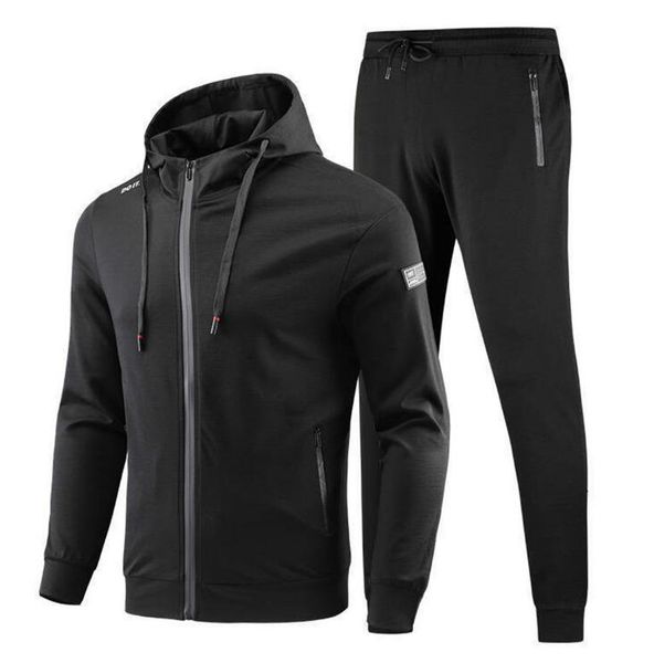 

autumn brand tracksuits for men sportsuits with letters luxury designer track suits casual jogger pants cardigan clothing l-5xl optional, Gray