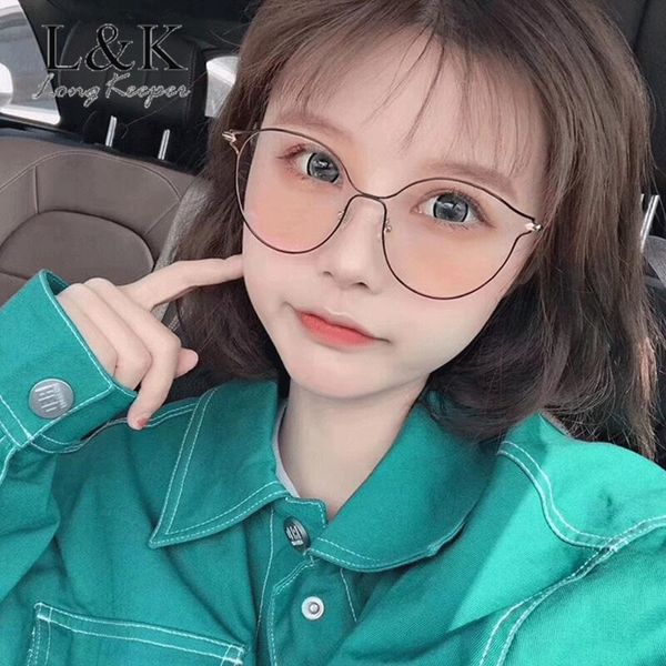 

women retro cat eye eyeglasses frame lady optical glasse frame clear lens eyeglasses fashion reading glasses transparent eyewear, Black
