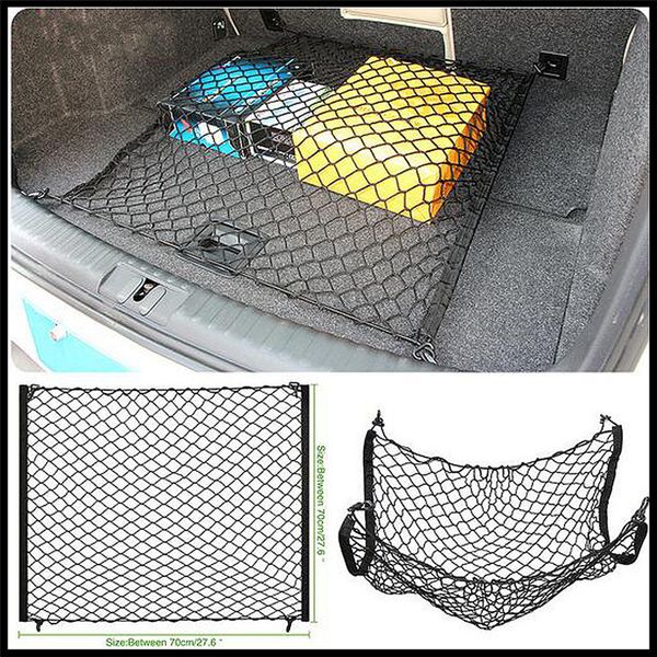 

car mesh elastic nylon back cargo trunk storage luggage net for ont doblo 695 fcc4 500e viaggio strada 500c