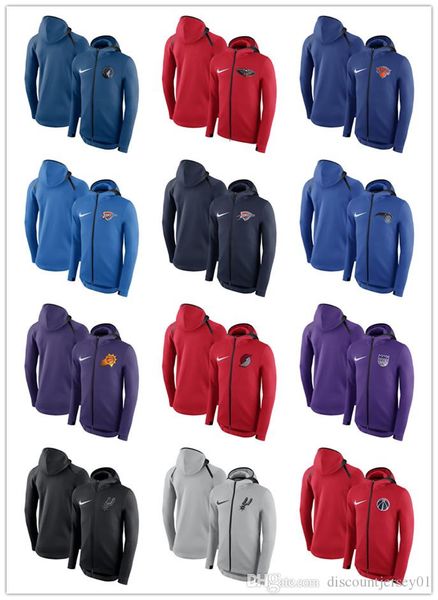 

2019 new men 039 new y knick blue howtime therma flex performance full hoodie 02