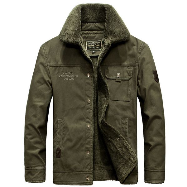 

parkas men winter jacket coat male fleece thick warm jacket men windbreaker parka coat big size l-5xl chaquetas hombre, Black