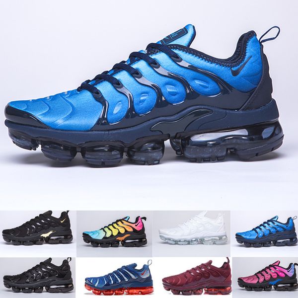 

New arrival chau ure tn plu running hoe 2018 tn men outdoor run hoe black white trainer hiking port athletic neaker eur40 45