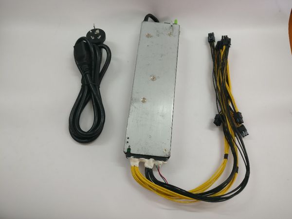 Freeshipping verkauft BTC LTC Miner-Netzteil gebraucht, ultraklein, 1200 W 12 V 100 A Ausgang. Inklusive 8PICE 6P-Stecker