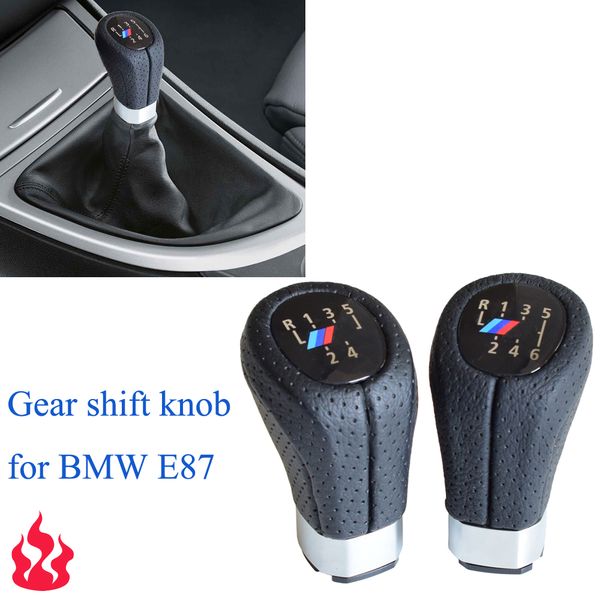 

5/6 speed gear shift knob head stick shifter lever pen handle handball for 1 3 series e81 e82 e87 e88 e90 e91 e92 e93