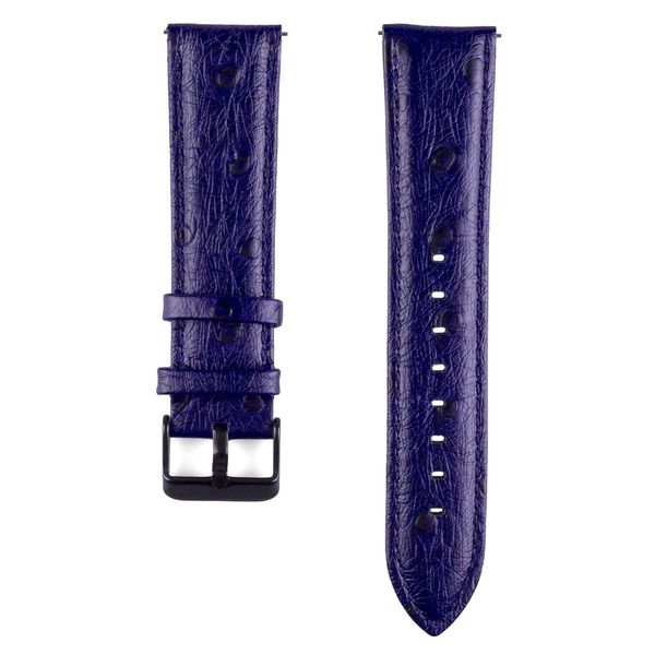 

universal ostrich striped cowhide strap watchband replacement watch strap replacement for 18mm 20mm 22mm bracelet, Black;brown