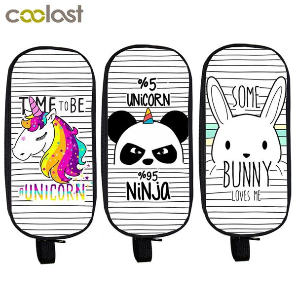 

cute unicorn / panda / cosmetic cases pencil holder kids stationary bags boys girls school supplies cases pencil bags gift